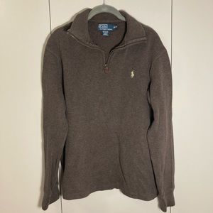 Chaps Polo Ralph Lauren Brown Quarter Zip